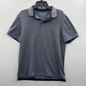 Outdoor Voices Mens Heathered Gray Short Sleeve Polo Shirt Size L Golf
